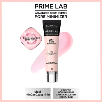 L'Oreal Paris Prime Lab Pore Minimizer: Mükemmel Makyajın Temeli Gözenek Küçültücü Makyaj Bazı